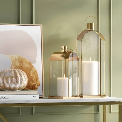 Metal Lantern Gold - Threshold™