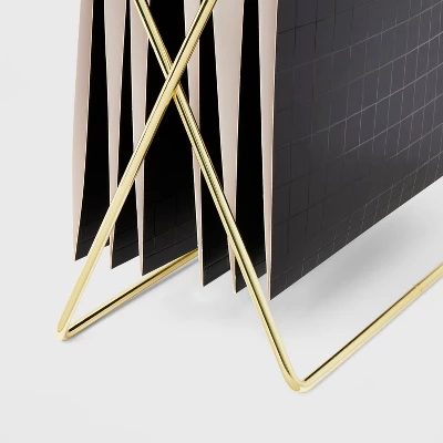 Tabletop Hanging File Holder Gold - Threshold™ - Image 2