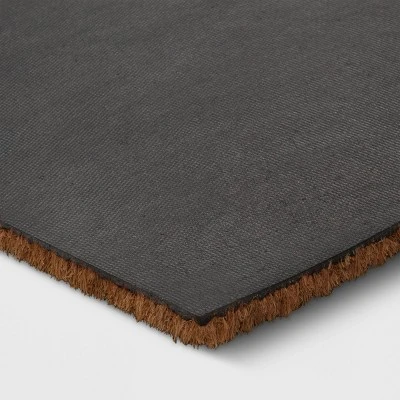 1'6"x2'6" Stay Awhile Coir Doormat Natural - Threshold™ - Image 3