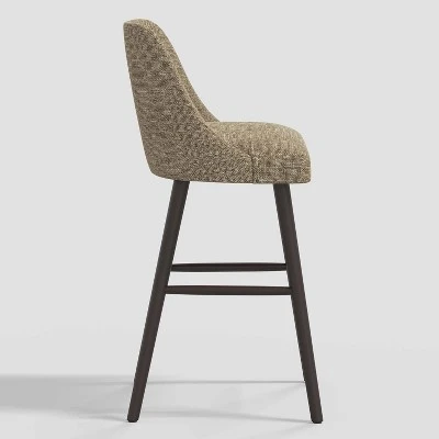 Geller Modern Textured Linen Counter Height Barstool - Threshold™ - Image 7