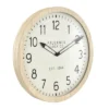 16" Wall Clock Wood - Threshold™