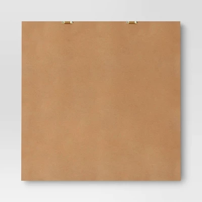 24" X 24" Watercolor Mountain Framed Canvas - Threshold™