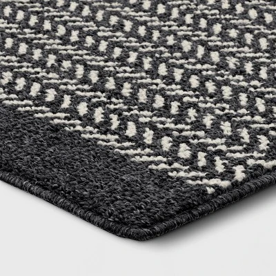 Herringbone Rug Gray - Threshold™ - Image 2