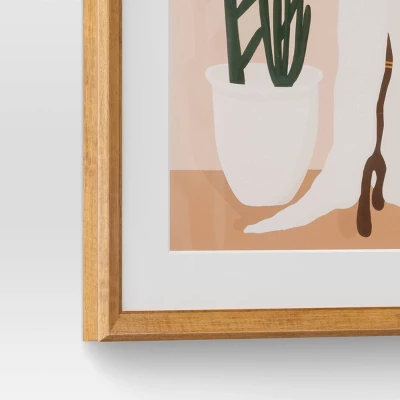 16" X 20" Beauty By Stormy Nesbit Glass/Wood Framed Wall Poster With Mat - Threshold™ - Image 3