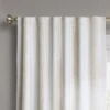 1pc 50"x63" Blackout Block Striped Window Curtain Panel White/Beige - Threshold™