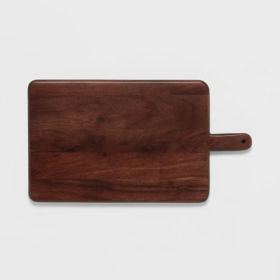 Large Wooden Rectangle Serving Board With Handle - Threshold™ - Image 2