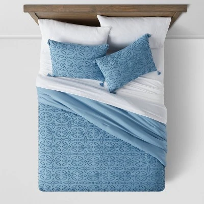 Clipped Jacquard Comforter & Sheet Bedding Set - Threshold™ - Image 2