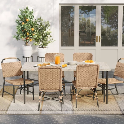 Northmont 6 Person Rectangle Patio Dining Table, Outdoor Furniture - Threshold™ Designed With Studio McGee