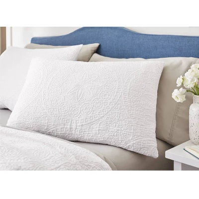 Matelasse Washed Medallion Pillow Sham - Threshold™ - Image 4