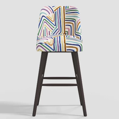 Geller Modern Counter Height Barstool In Patterns - Threshold™ - Image 10