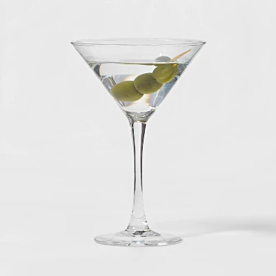 7.6oz 4pk Glass Modern Martini Glasses - Threshold™ - Image 2