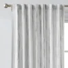 1pc 50"x84" Light Filtering Striped Curtain Panel Gray - Threshold™