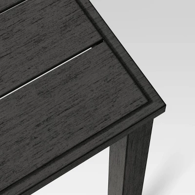 Ryegate 6 Person Weathered Teak Rectangle Patio Dining Table - Threshold™ - Image 2