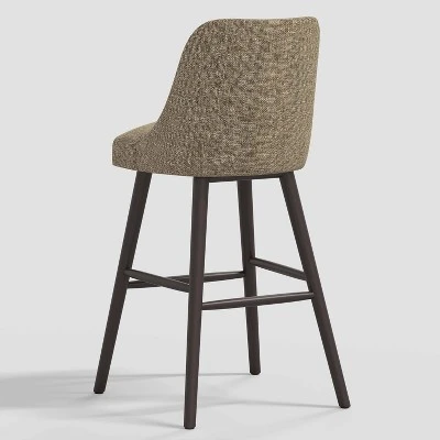 Geller Modern Textured Linen Counter Height Barstool - Threshold™ - Image 4
