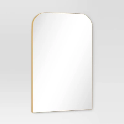 24" X 36" Infinity Mantle Mirror Brass - Threshold™ - Image 2