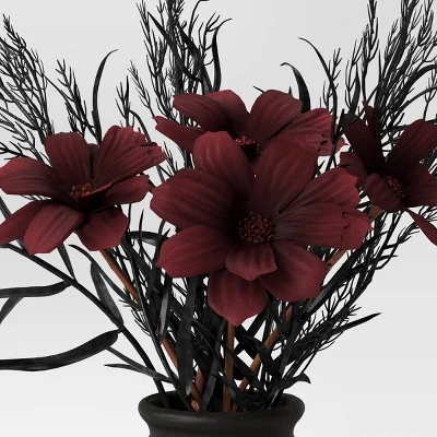 Halloween Grass And Floral Plant Arrangement - Threshold™ - Image 2