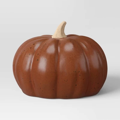 Ceramic Pumpkin Rust - Threshold™ - Image 3
