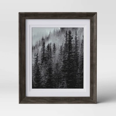 8" X 10" Double Matted Table Frame Dark Brown - Threshold™ - Image 2