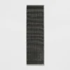 2'x7' Hand Woven Cotton/Wool Runner Black - Threshold™