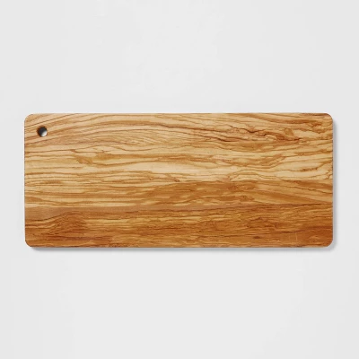 16" X 7" Olivewood Rectangular Serving Board - Threshold™ - Image 2