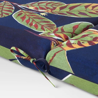 Calathea Outdoor Chair Cushion Navy - Threshold™ - Image 2
