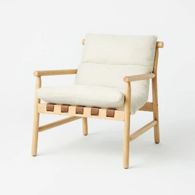Holly Sling Back Accent Chair Cream/Natural - Threshold™ Designed With Studio McGee - Image 6