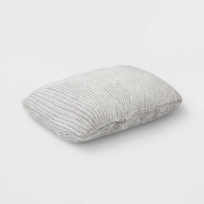 Striped Faux Fur Lumbar Throw Pillow - Threshold™ - Image 2