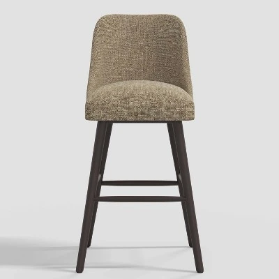 Geller Modern Textured Linen Counter Height Barstool - Threshold™ - Image 2