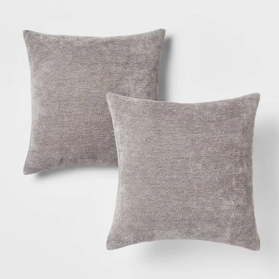 2pk Chenille Square Throw Pillows - Threshold™ - Image 6