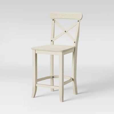 24" Litchfield X-Back Counter Height Barstool - Threshold - Image 2