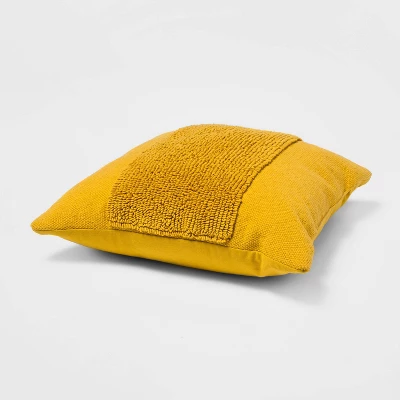 Modern Tufted Square Throw Pillow - Threshold™