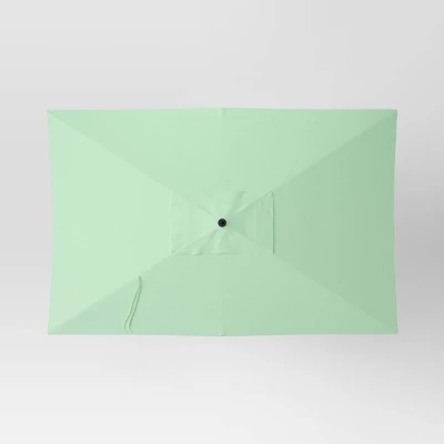 10'x6' Rectangular Market Patio Umbrella - Black Pole - Threshold™ - Image 3