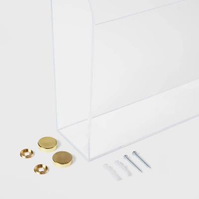 Acrylic Wall Pocket Clear - Threshold™ - Image 2
