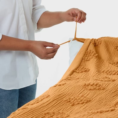 Tufted Diamond Crinkle Duvet Cover & Sham Set - Threshold™ - Image 4