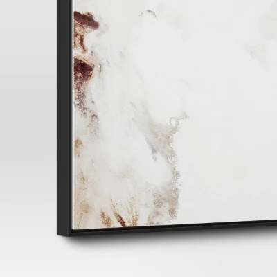30" X 24" 2pk Marble Framed Printed Canvases Black/Tan - Threshold™ - Image 4
