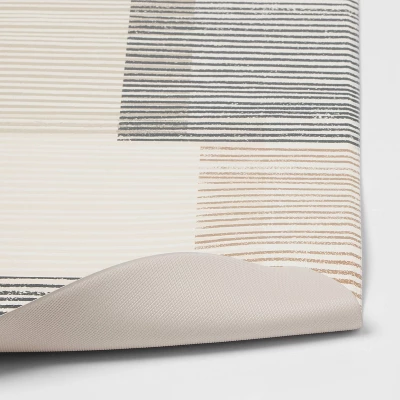 60" X 20" Modern Block Comfort Runner Mat - Threshold™ - Image 3