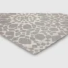5' X 7' Medallion Outdoor Rug Gray - Threshold™