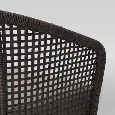 Weybridge Wicker Weave Patio Loveseat - Threshold™ - Image 4