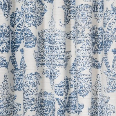 1pc Light Filtering Charade Floral Window Curtain Panel - Threshold™ - Image 3