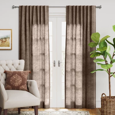 1pc Light Filtering Textural Boucle Window Curtain Panel - Threshold™