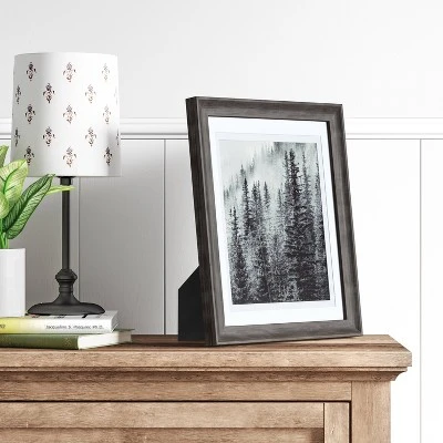 8" X 10" Double Matted Table Frame Dark Brown - Threshold™