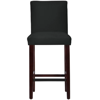 30" Velvet Parsons Barstool Wood - Threshold™ - Image 9