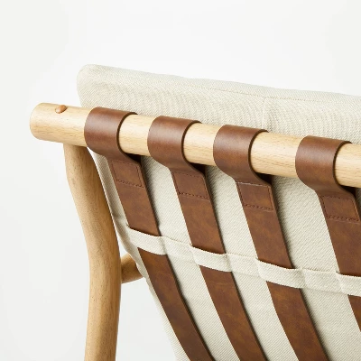 Holly Sling Back Accent Chair Cream/Natural - Threshold™ Designed With Studio McGee - Image 4