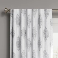 1pc Blackout Medallion Window Curtain Panel - Threshold™