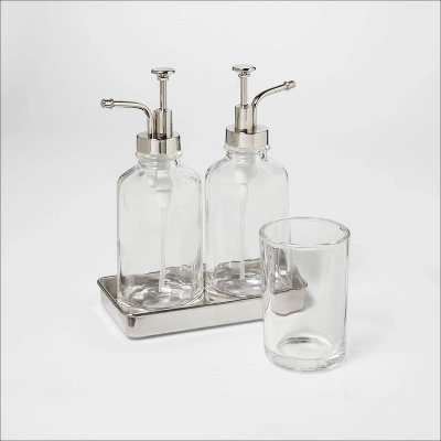 Double Soap Pump Oil Can Clear - Threshold™ - Image 3