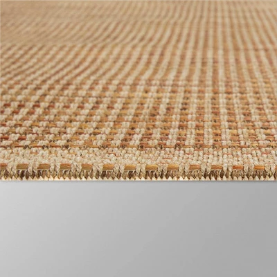 Prairie Stripe Outdoor Rug Orange - Threshold™ - Image 3