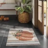 1'8"x2'10" Washable Big Pumpkin Accent Rug Orange - Threshold™