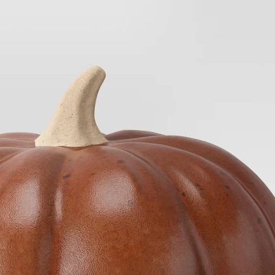 Ceramic Pumpkin Rust - Threshold™ - Image 2