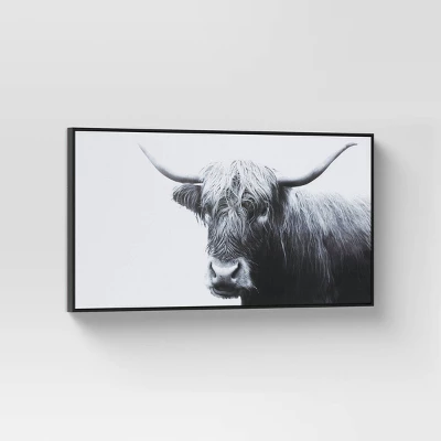 47" X 24" Highland Cow Framed Canvas - Threshold™ - Image 2