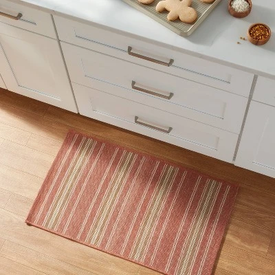 20"x34" Woven Pet Tapestry 'Dark Orange Stripe' - Threshold™